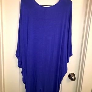 Blue oversized boutique shirt